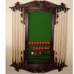 Deluxe Snooker and Pool Cue Rack